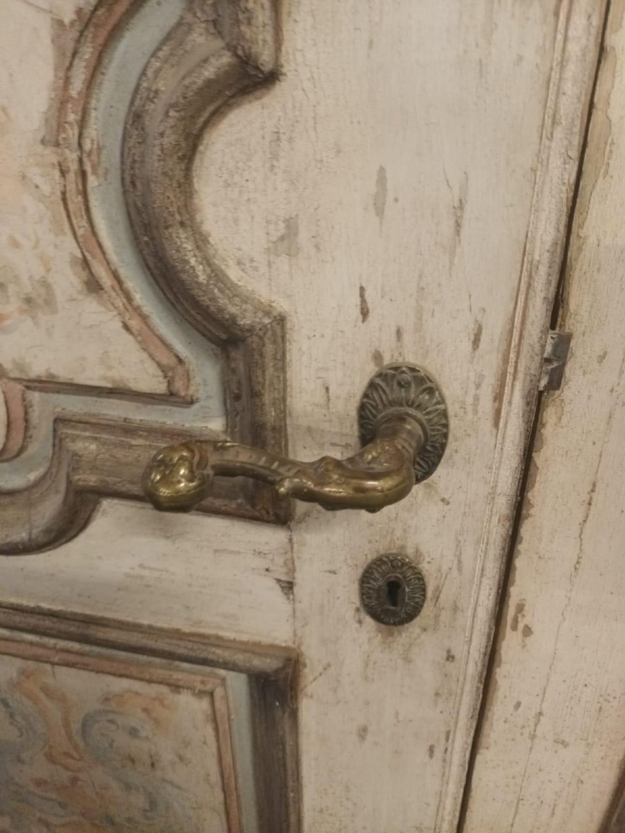 Deux portes en bois laqué, XVIIIe siècle, largeur 110 x hauteur 215 cm-photo-5