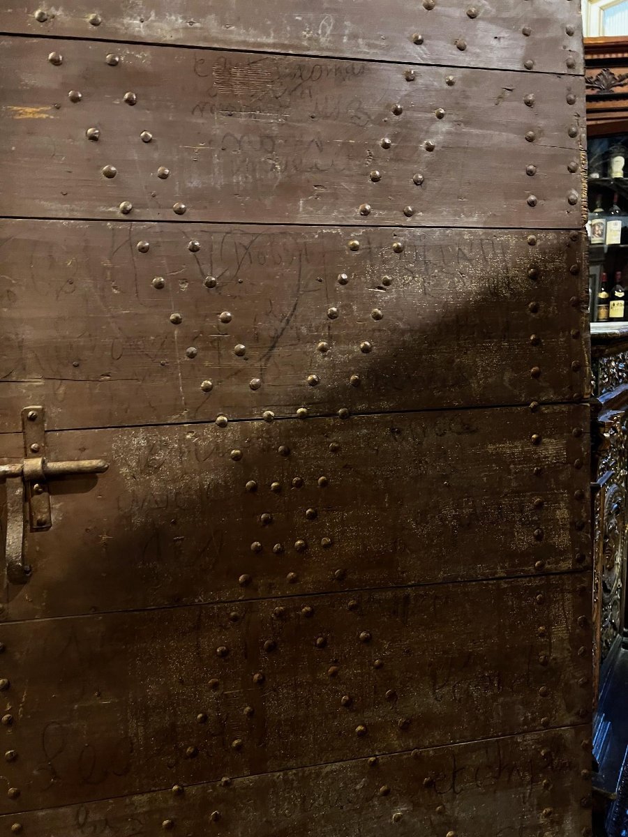 Nailed Entrance Door, 18th Century-photo-3