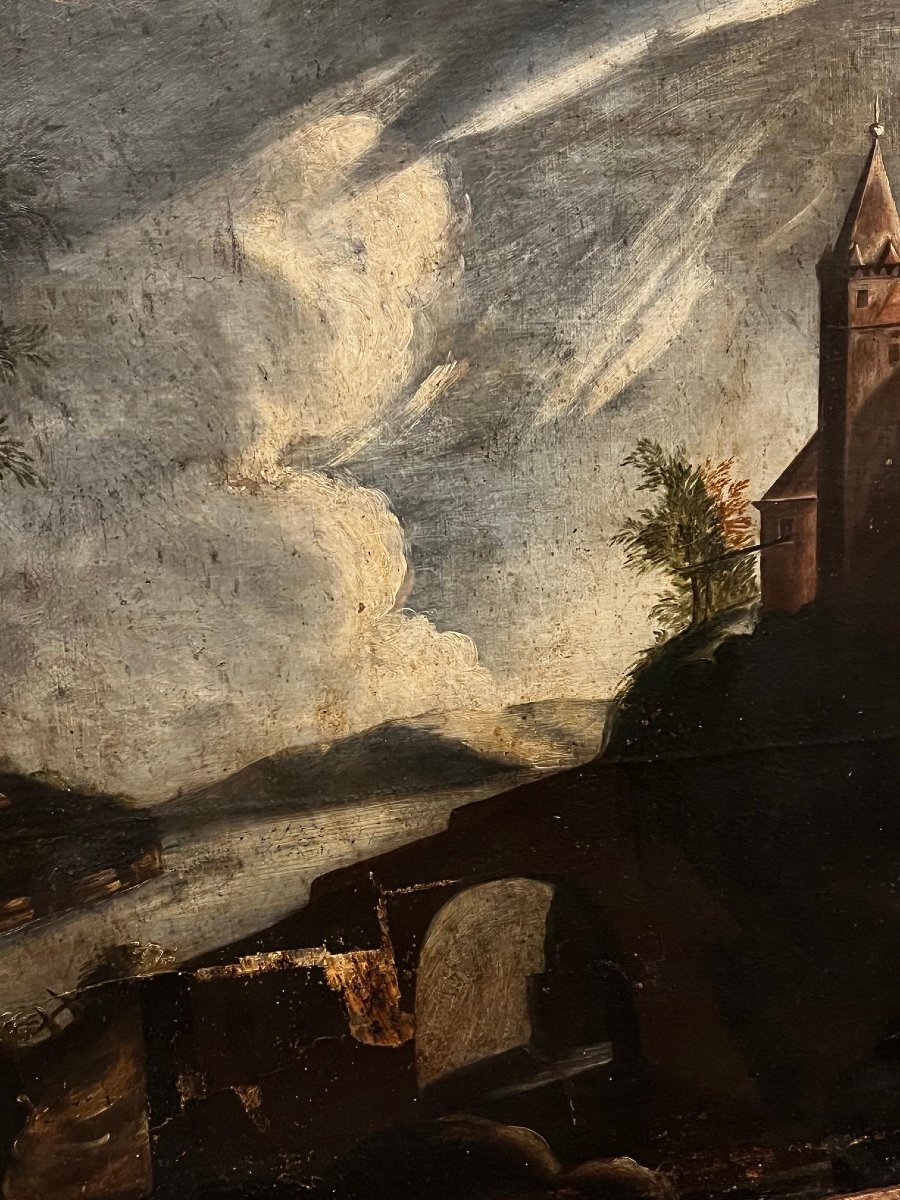 Paire de tableaux encadrés, XVIIIe siècle-photo-4