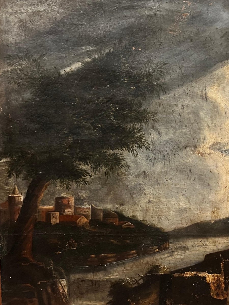 Paire de tableaux encadrés, XVIIIe siècle-photo-5