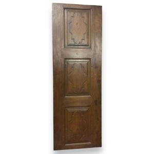 Single-leaf Door, Made Of Walnut, 18th Century