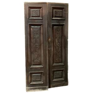 Porte Art Déco à deux vantaux, début du XXe siècle