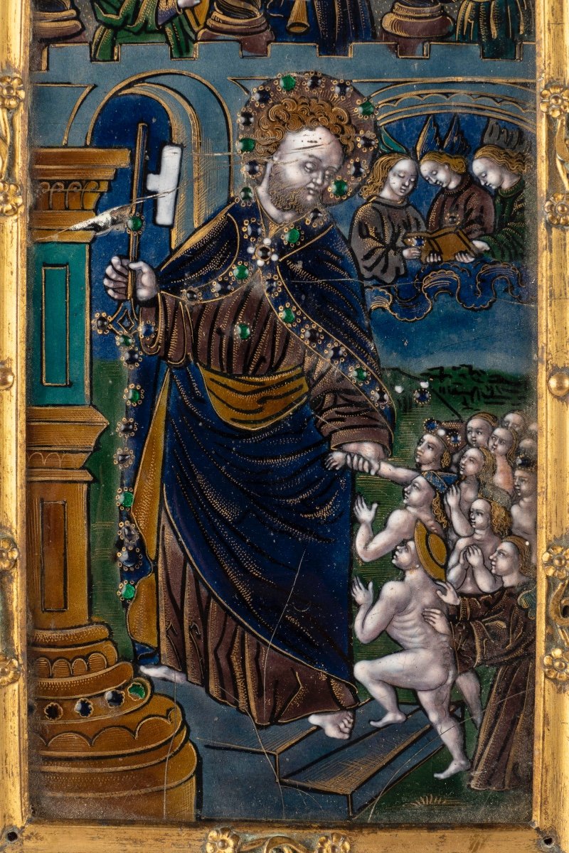Triptyrie En émaux De Limoges-photo-7