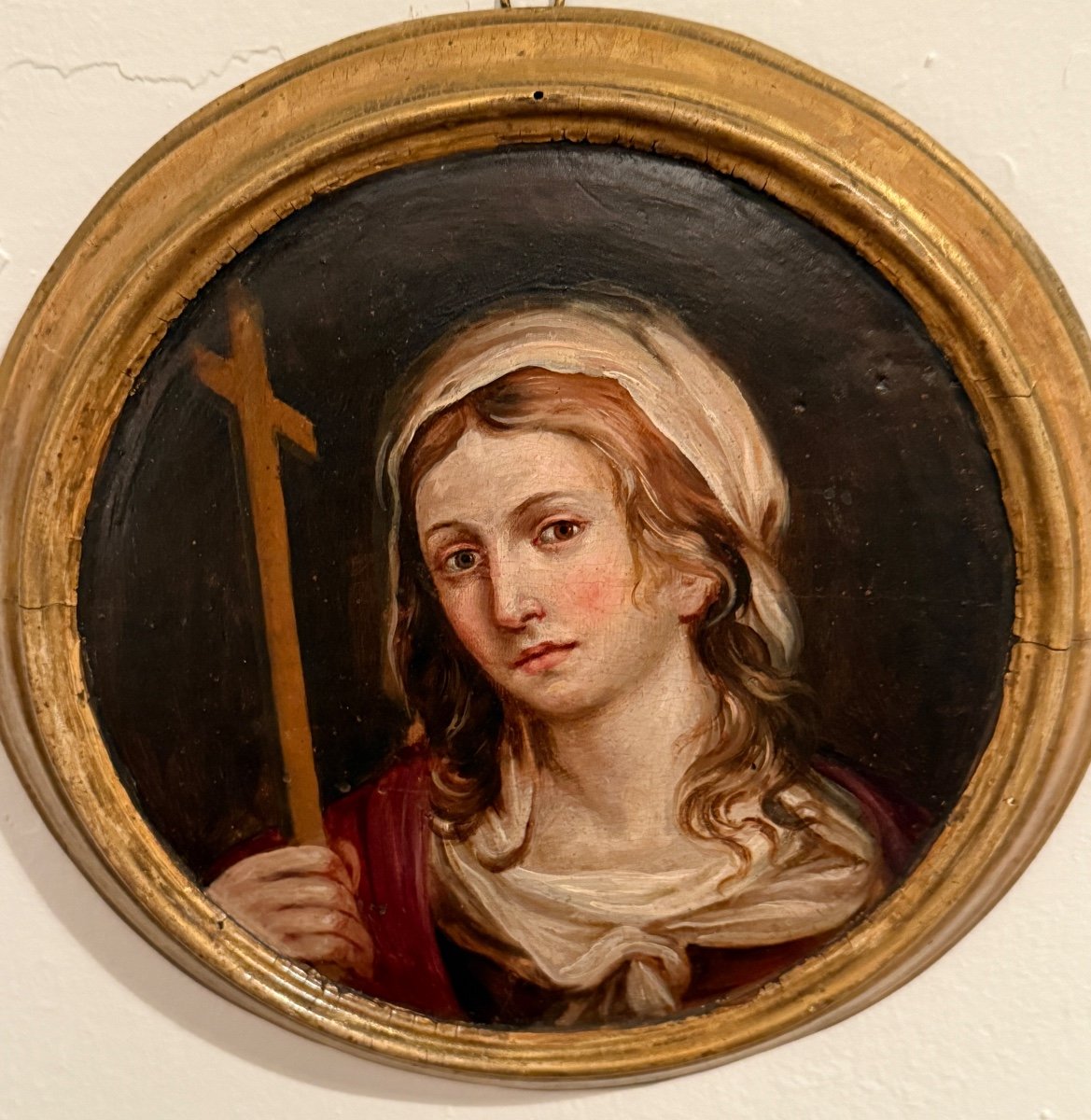 Tableaux Representant La Madone Avec Crucifix