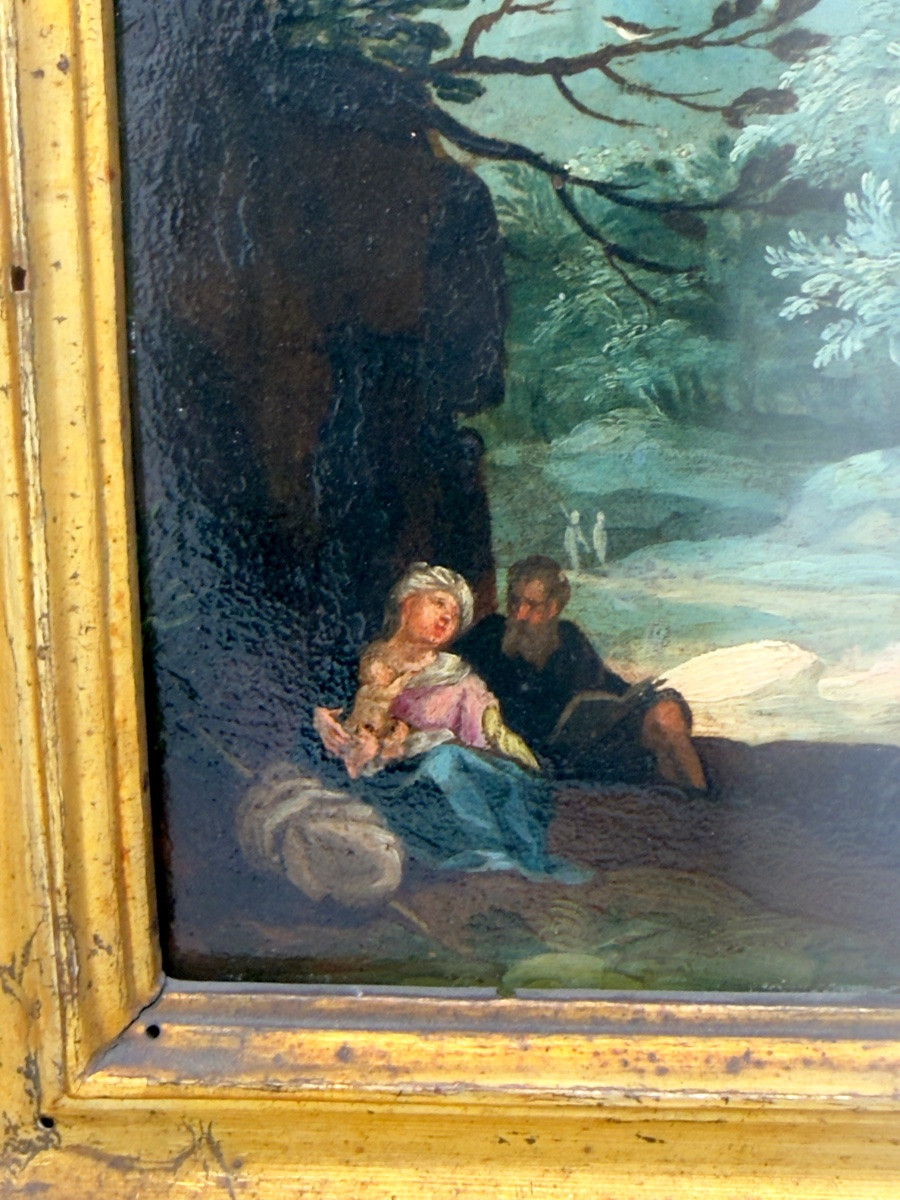 peinture à l'huile sur cuivre-photo-4