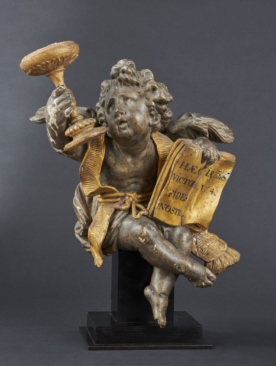 Baroque Angel - Bavaria, End Of The 17th Century-photo-4