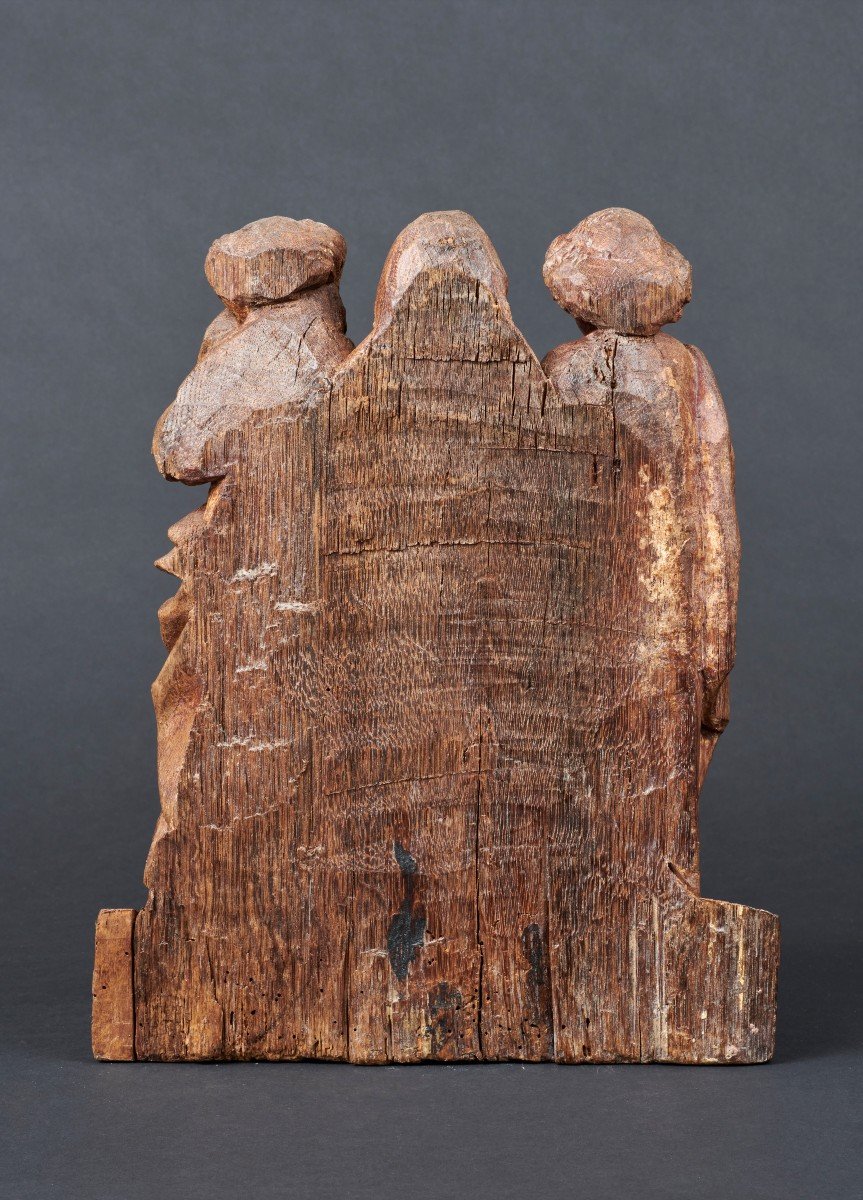 Fragment De Retable : La Pâmoison De La Vierge, Ardennes, XVIe Siècle -photo-1