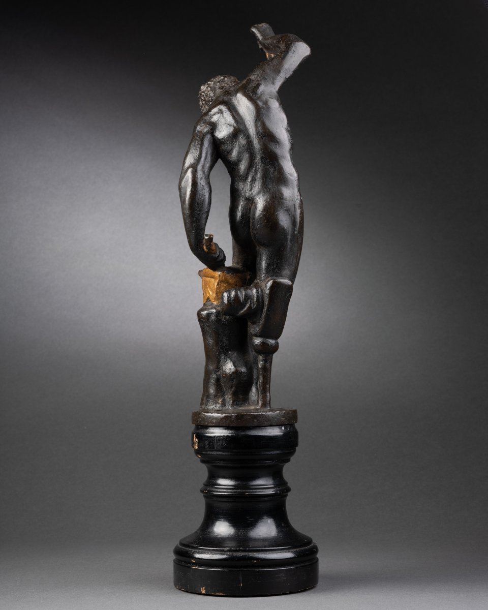 Rare Pair Of Venetian Bronzes – Vulcan And Neptune – Late 16th Century-photo-4
