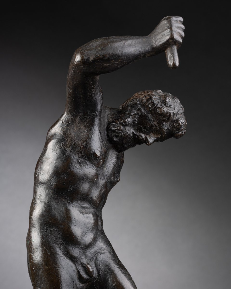 Rare Pair Of Venetian Bronzes – Vulcan And Neptune – Late 16th Century-photo-6