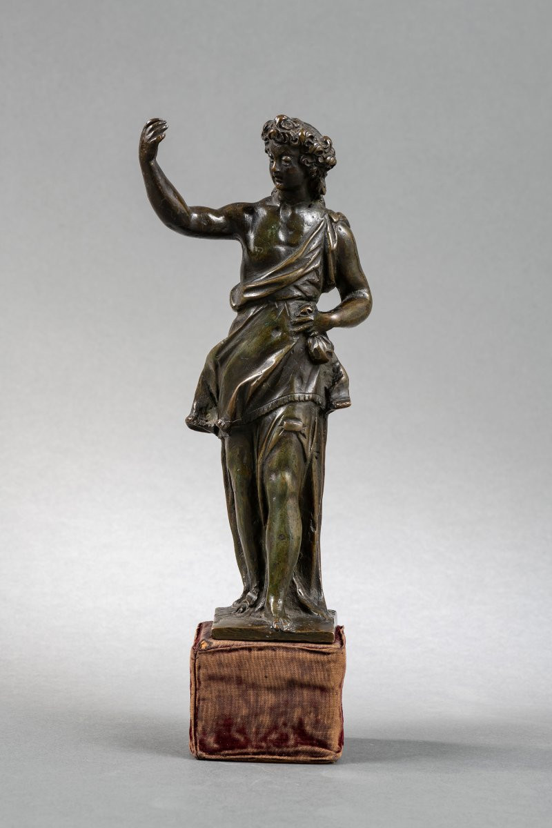 Pair Of Angels Carrying The Instruments Of The Passion, Bronze, Venice, Late 16th Century-photo-3