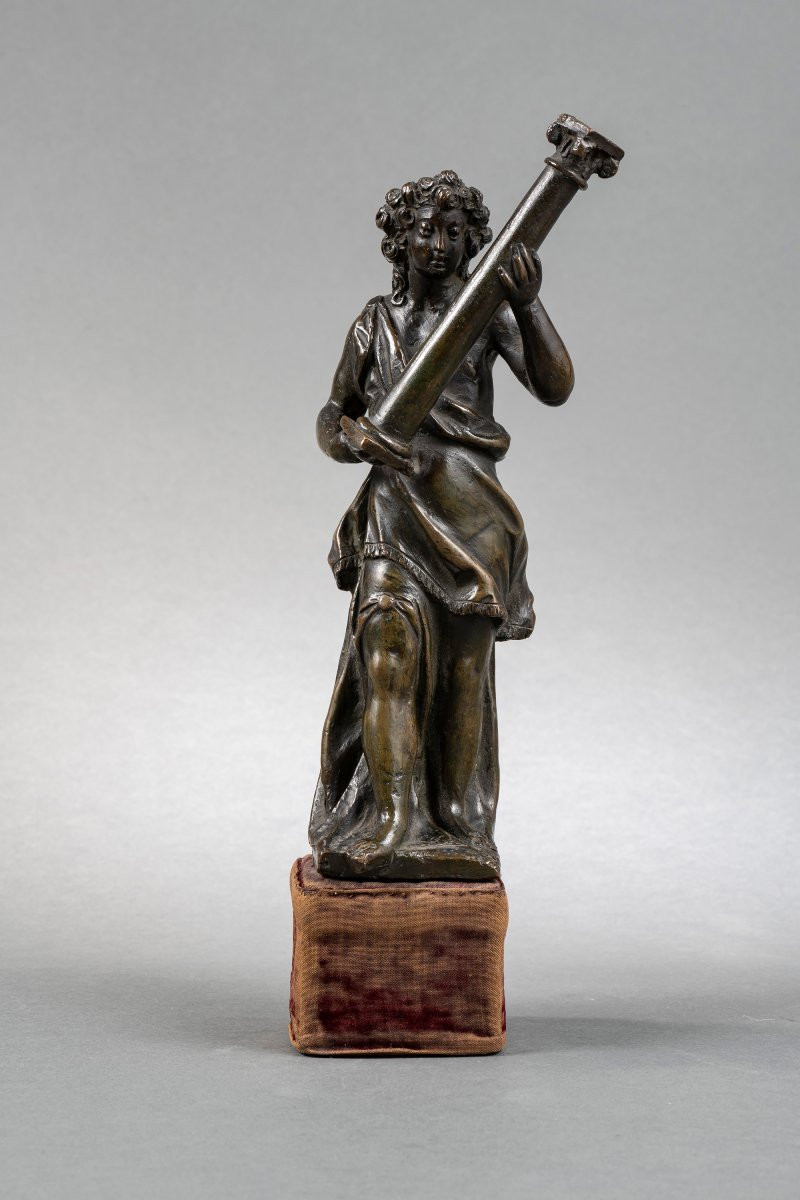 Pair Of Angels Carrying The Instruments Of The Passion, Bronze, Venice, Late 16th Century-photo-1