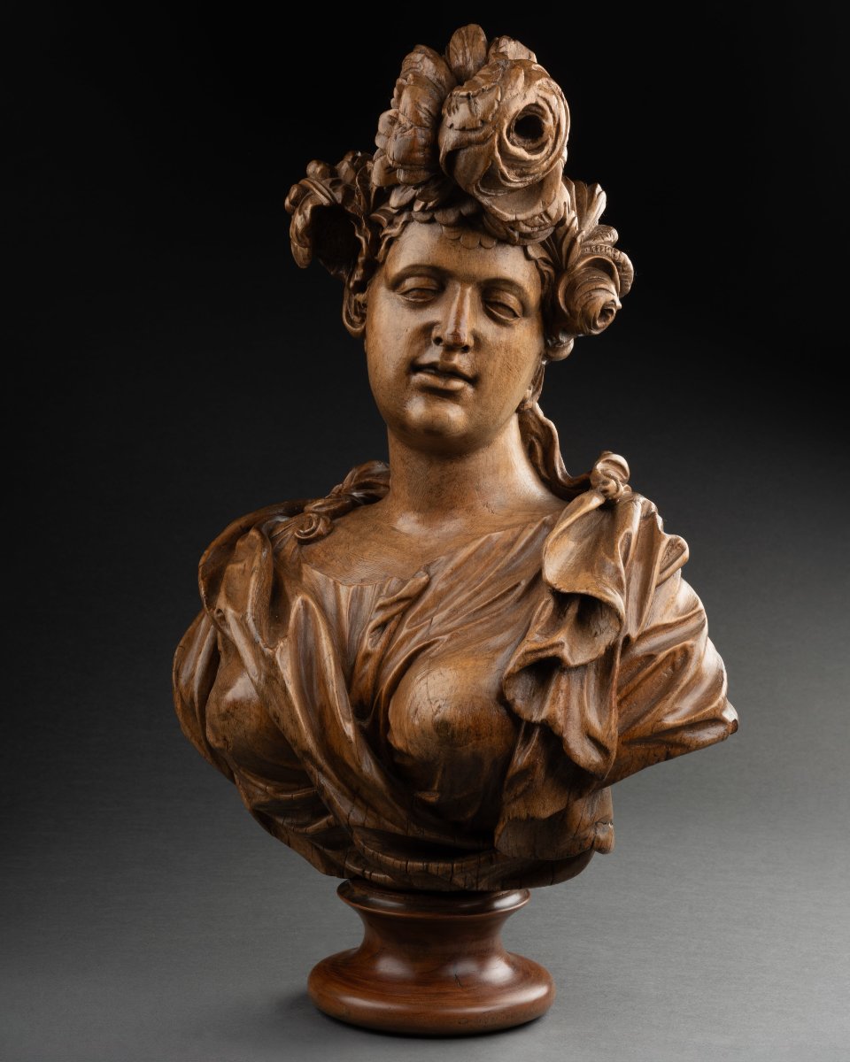Workshop Of Johann Baptist Straub, Bust Of A Woman, Bavaria, Circa 1750-1770-photo-4