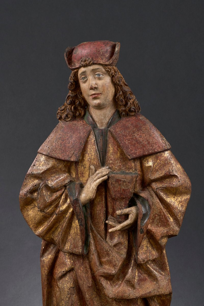 Saint Guy, Tilleul polychromé et doré, Sud de la Souabe - Vers 1500-1510-photo-2