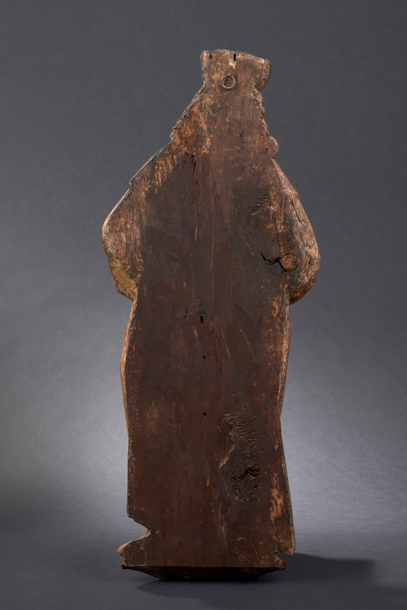 Saint Guy, Tilleul polychromé et doré, Sud de la Souabe - Vers 1500-1510-photo-4