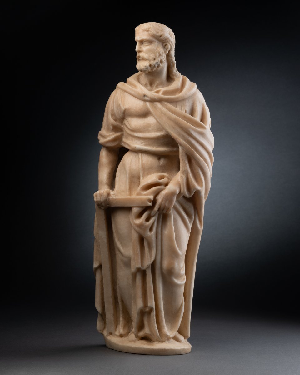 Saint Thomas et Saint Jean, Marbre blanc, Italie du Nord, Veneto ? - 1520-1530-photo-2