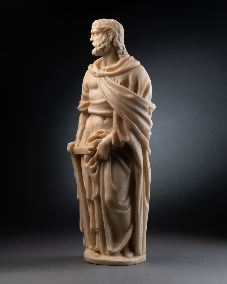 Saint Thomas et Saint Jean, Marbre blanc, Italie du Nord, Veneto ? - 1520-1530-photo-3