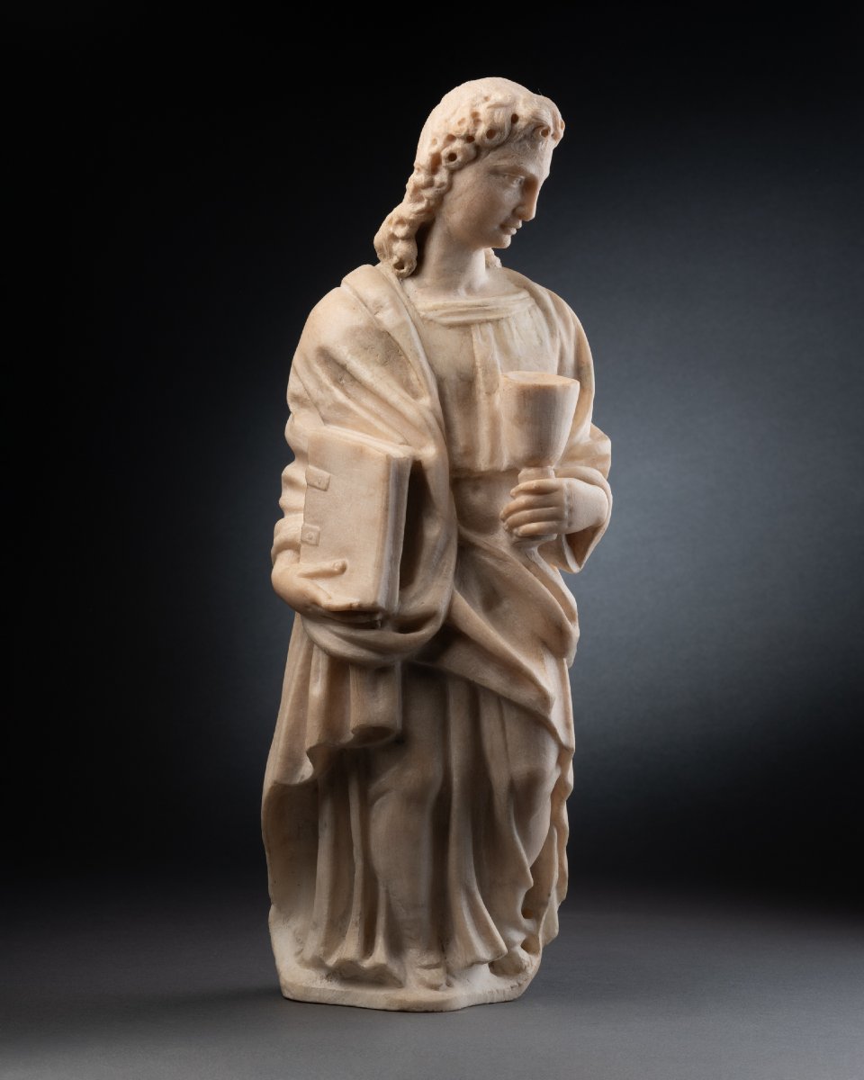 Saint Thomas et Saint Jean, Marbre blanc, Italie du Nord, Veneto ? - 1520-1530-photo-2