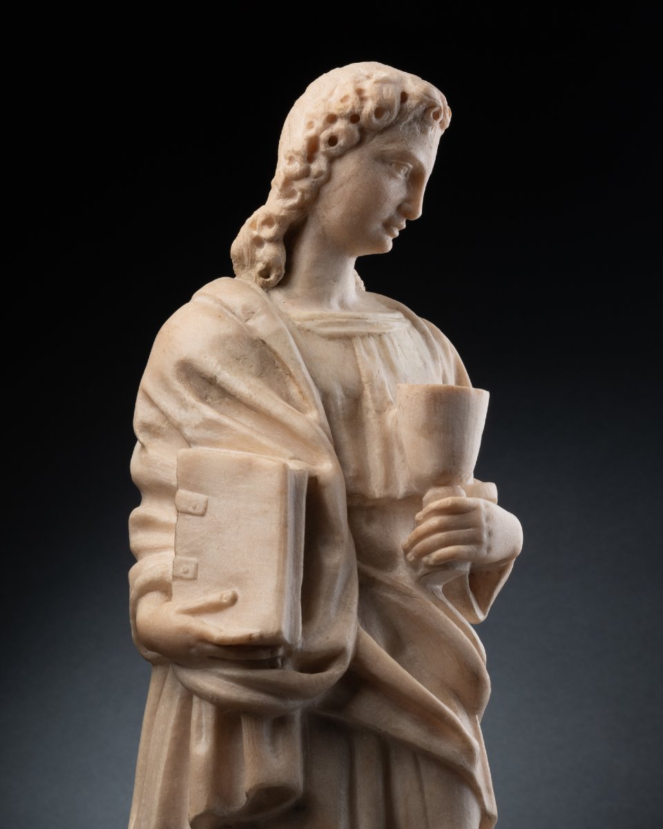Saint Thomas et Saint Jean, Marbre blanc, Italie du Nord, Veneto ? - 1520-1530-photo-5