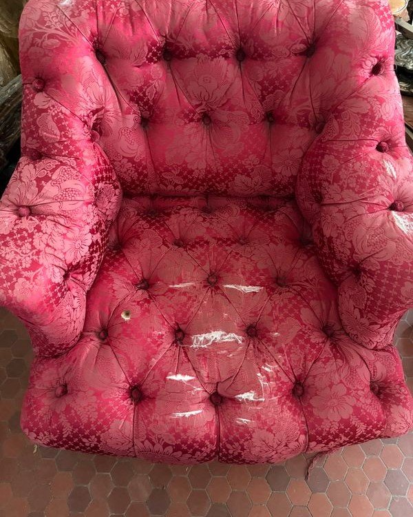 Pair Of Napoleon III-era Armchairs-photo-4