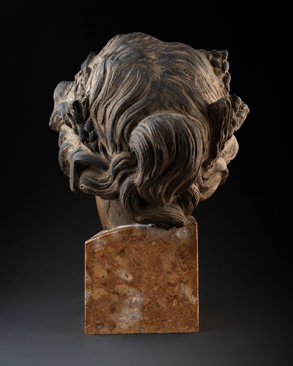 Head Of A Woman With A Laurel Wreath-photo-2