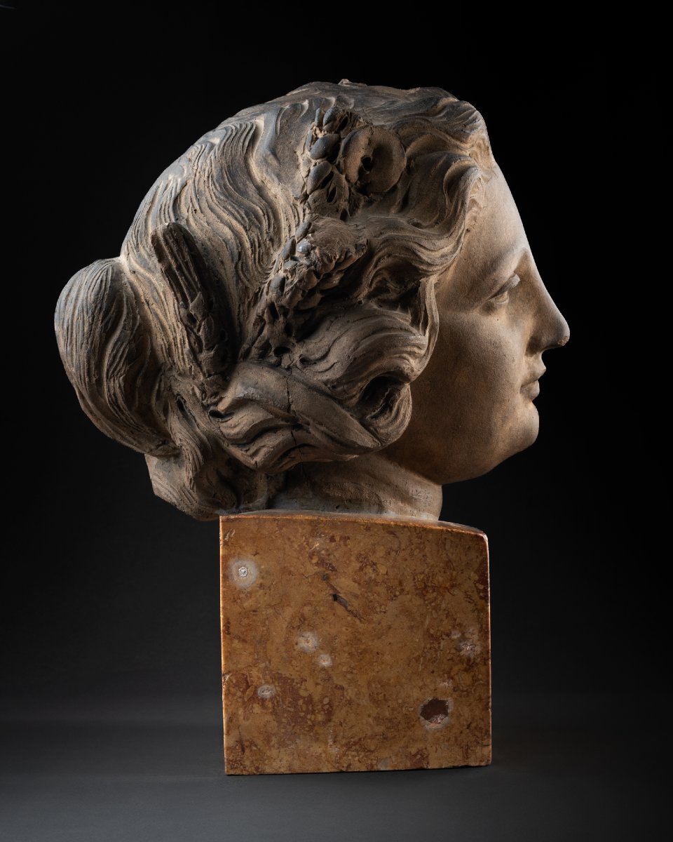 Head Of A Woman With A Laurel Wreath-photo-3