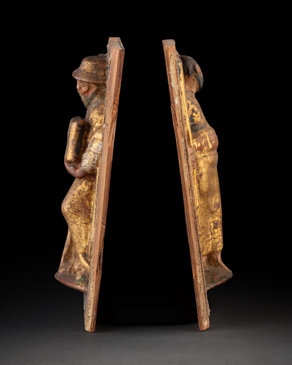 A Magnificent Pair Of Carved Spanish Panels-photo-4