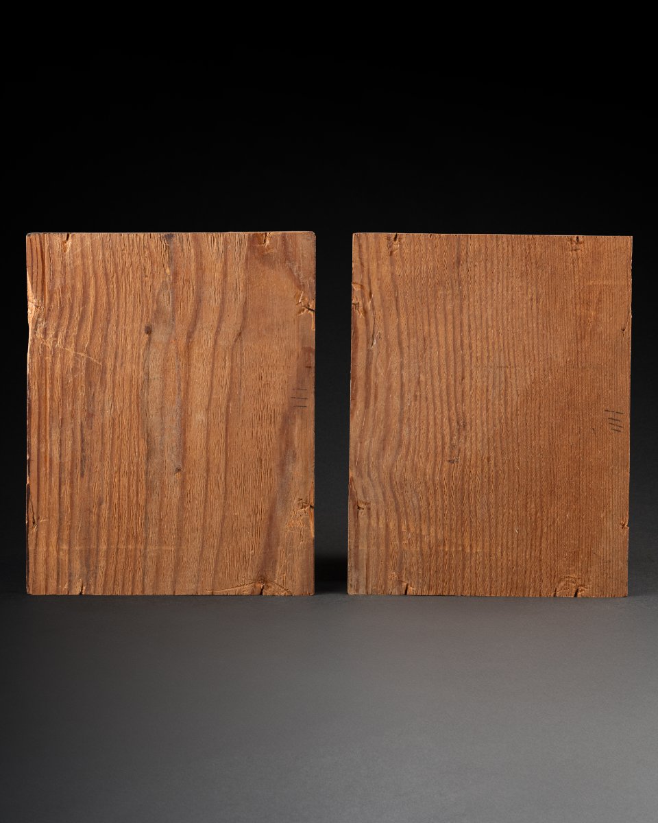 A Magnificent Pair Of Carved Spanish Panels-photo-1