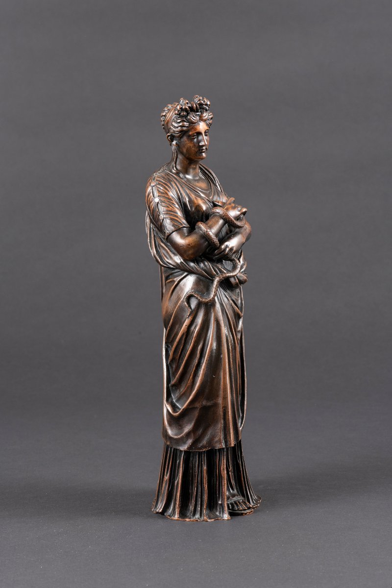 Hygie, Based On An Ancient Model, Bronze, France - Cast During The Empire Period-photo-2