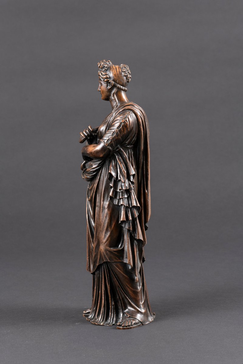 Hygie, Based On An Ancient Model, Bronze, France - Cast During The Empire Period-photo-4