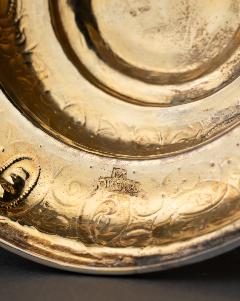 Vermeil Chalice, Silver And Vermeil Cup, Spain (aragon) — Early 17th Century-photo-6
