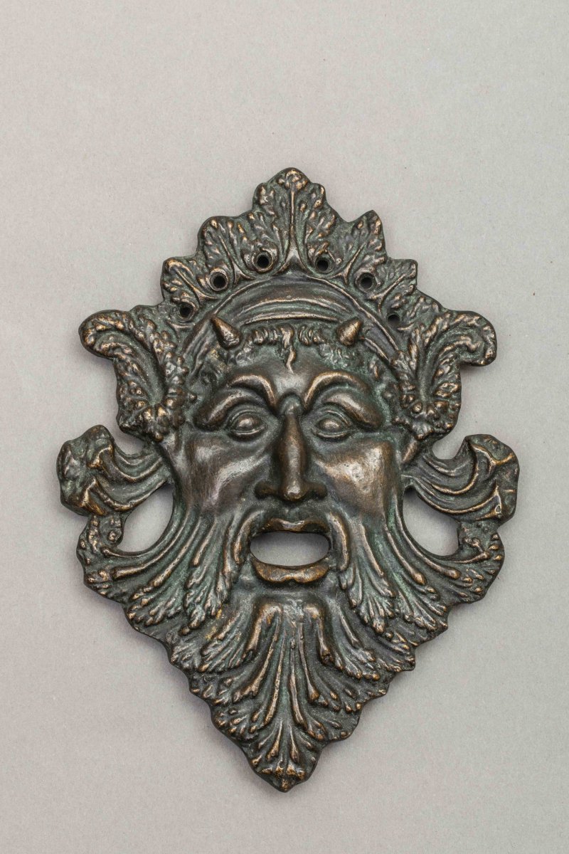 Plaquette En Bronze : Tête De Satyre - Italie, XVIe Siècle