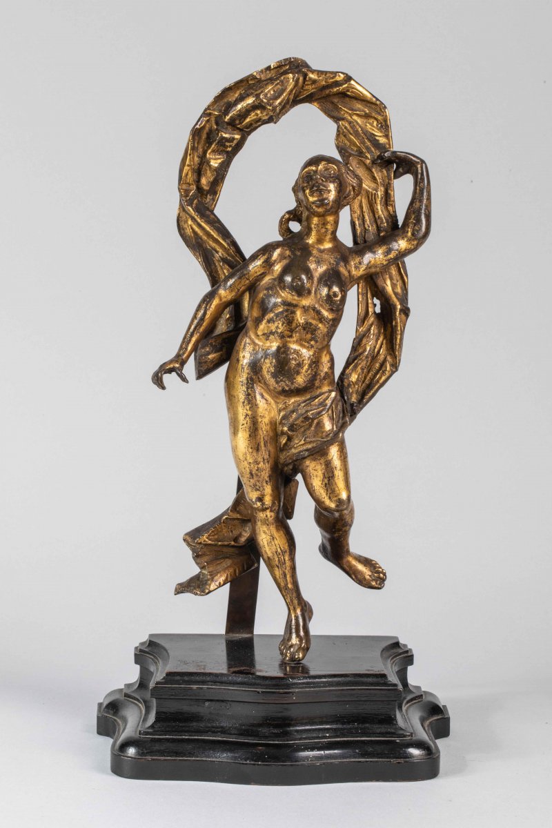 Venus Dansante  En Bronze Doré Renaissance 
