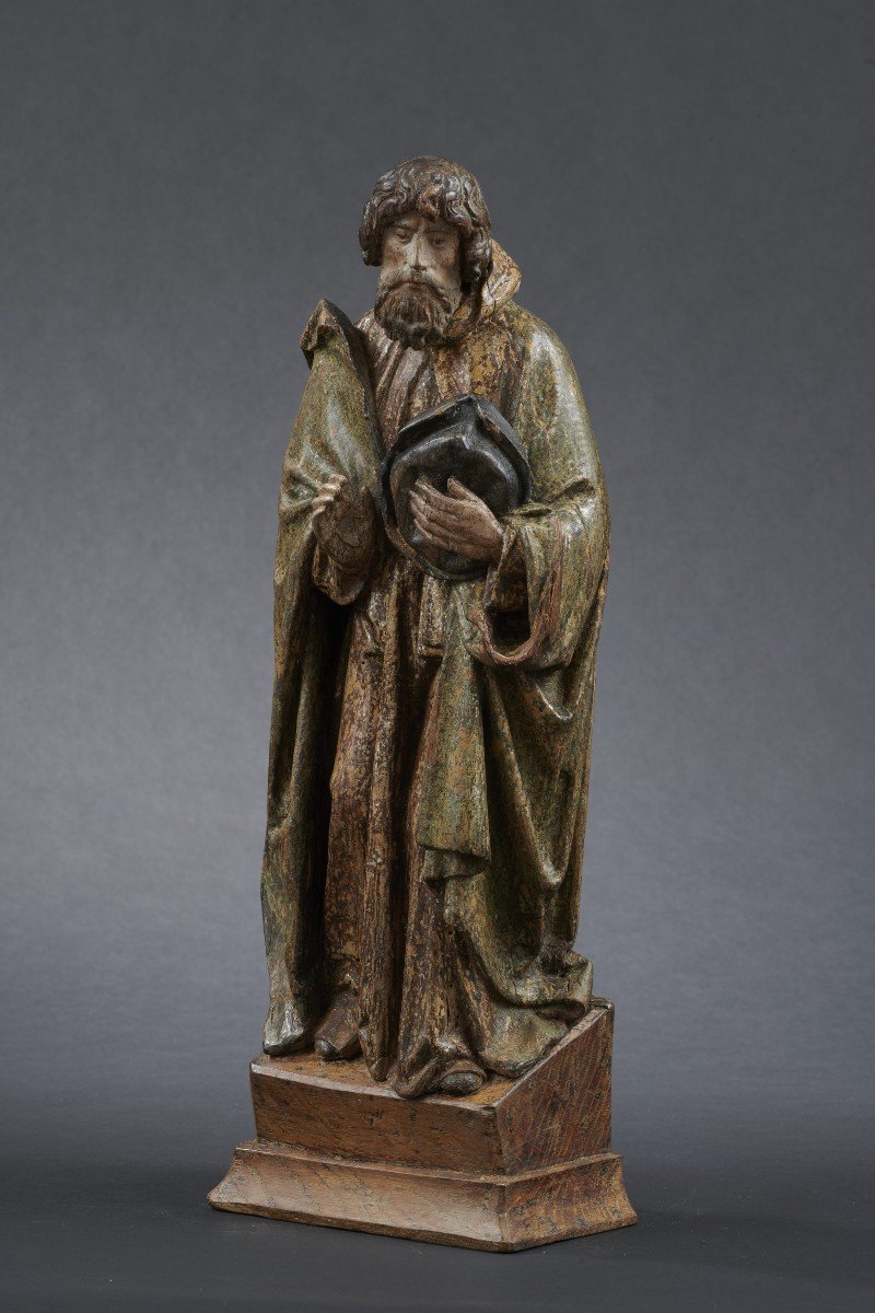 Element Of Brussels Altarpiece - King Magus, Late 15th Century-photo-4