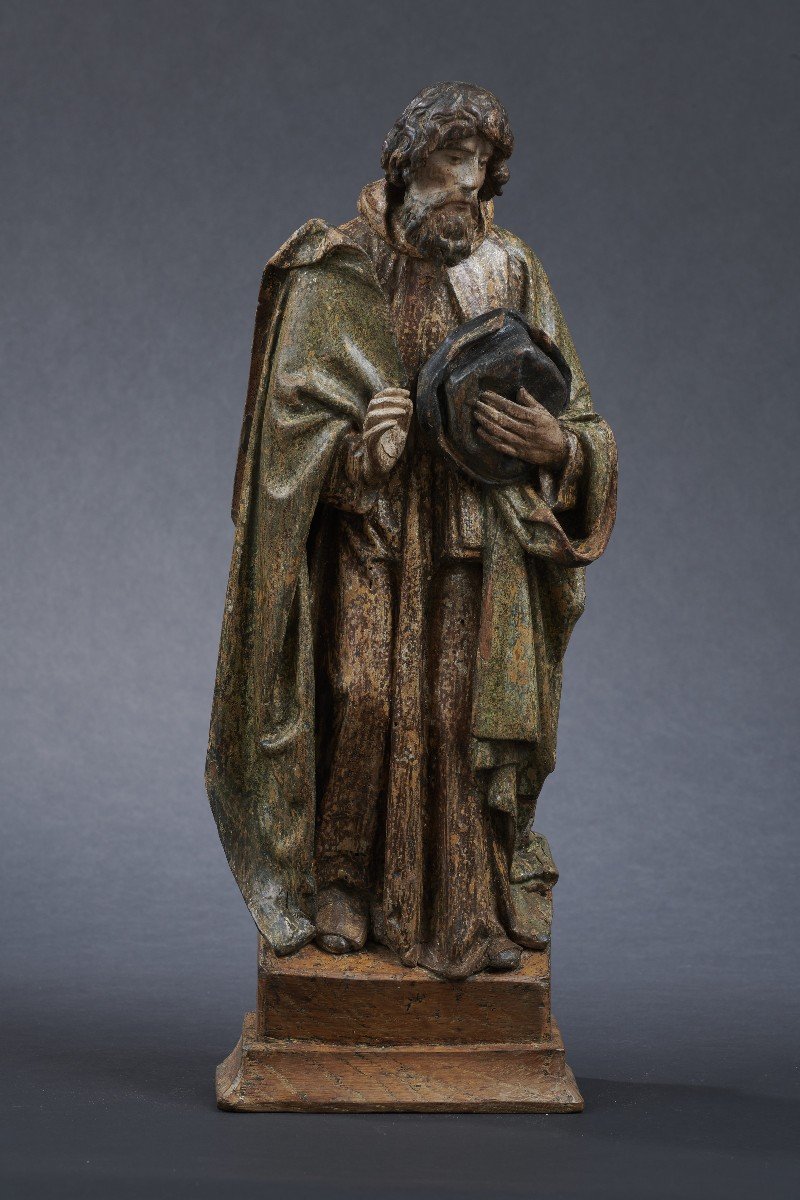 Element Of Brussels Altarpiece - King Magus, Late 15th Century