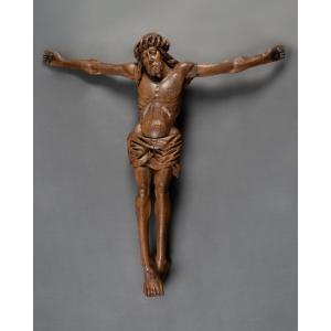 Christ On The Cross, Made Of Oak, Flanders—early 16th Century