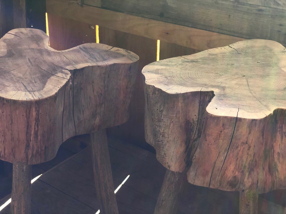 Pair Of Blocks, Stools-photo-3