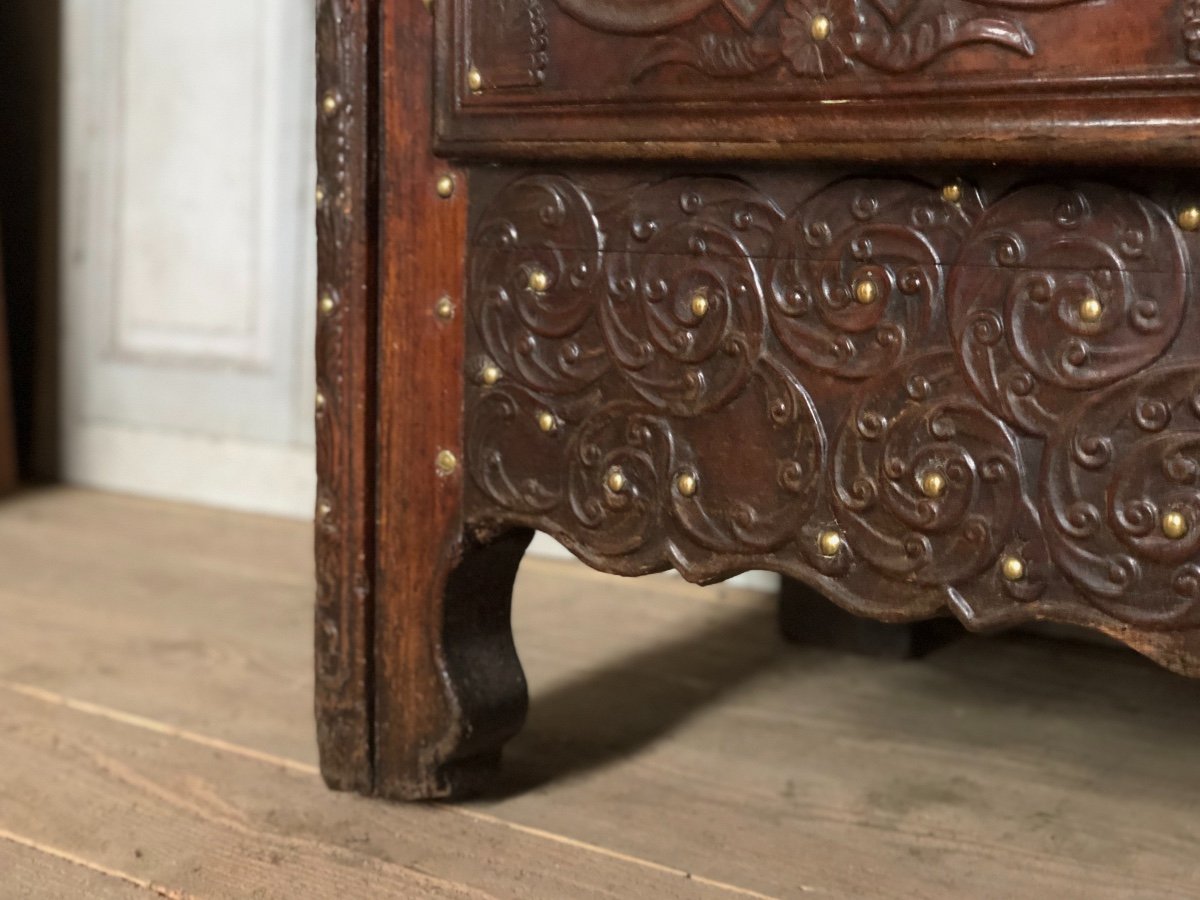 Armoire Bretonne Louis XV Dite De Colorec Cerisier-photo-3