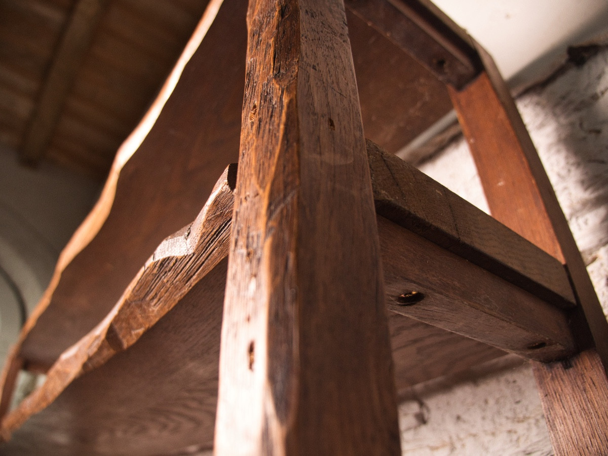 Trompe l'Oeil Wooden Bookcase -photo-4