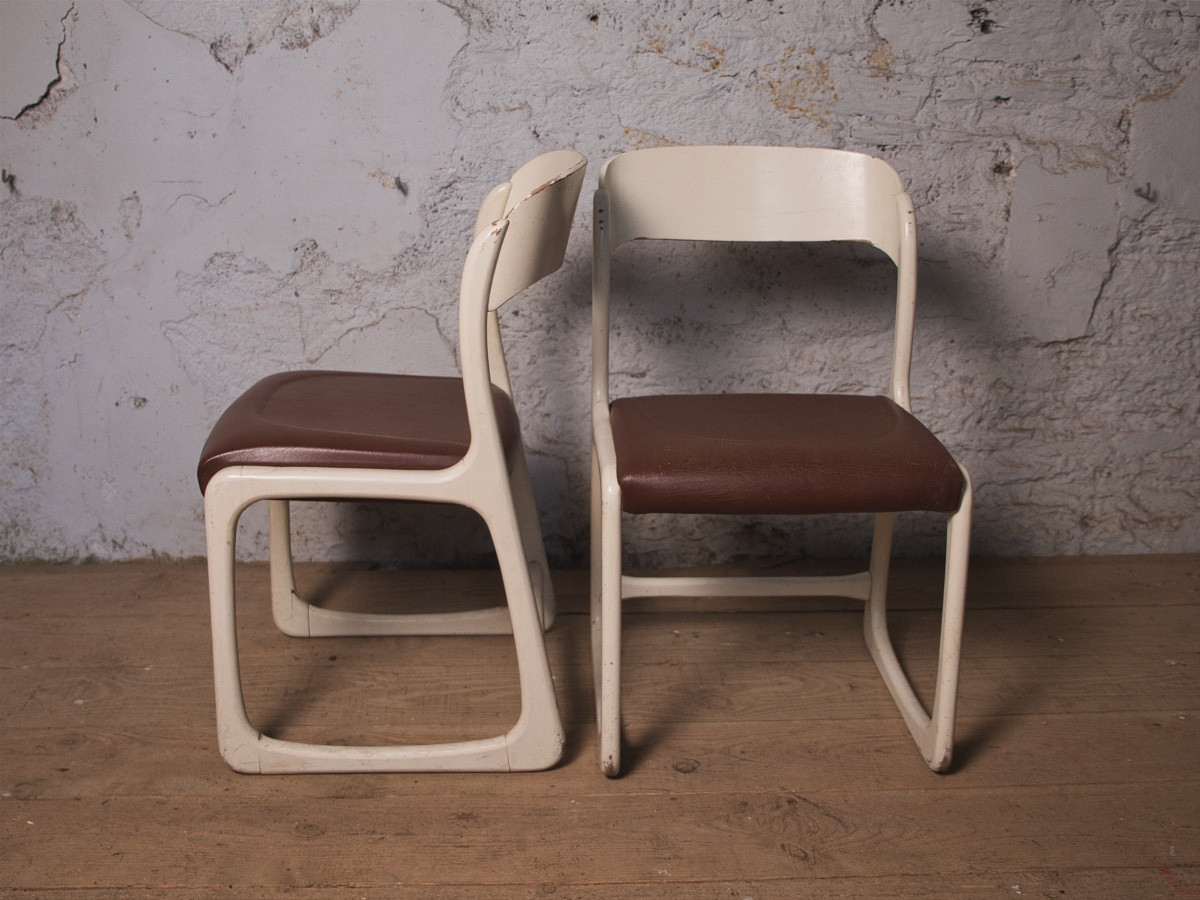 6 Baumann Sleigh-style Chairs-photo-4