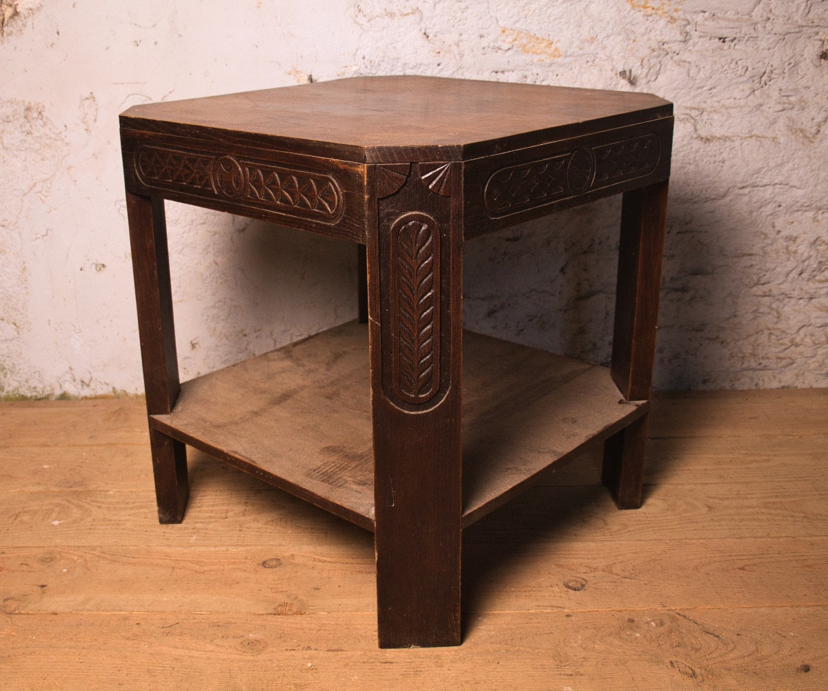 Table d’appoint Chêne dans l’esprit de Savina-photo-2