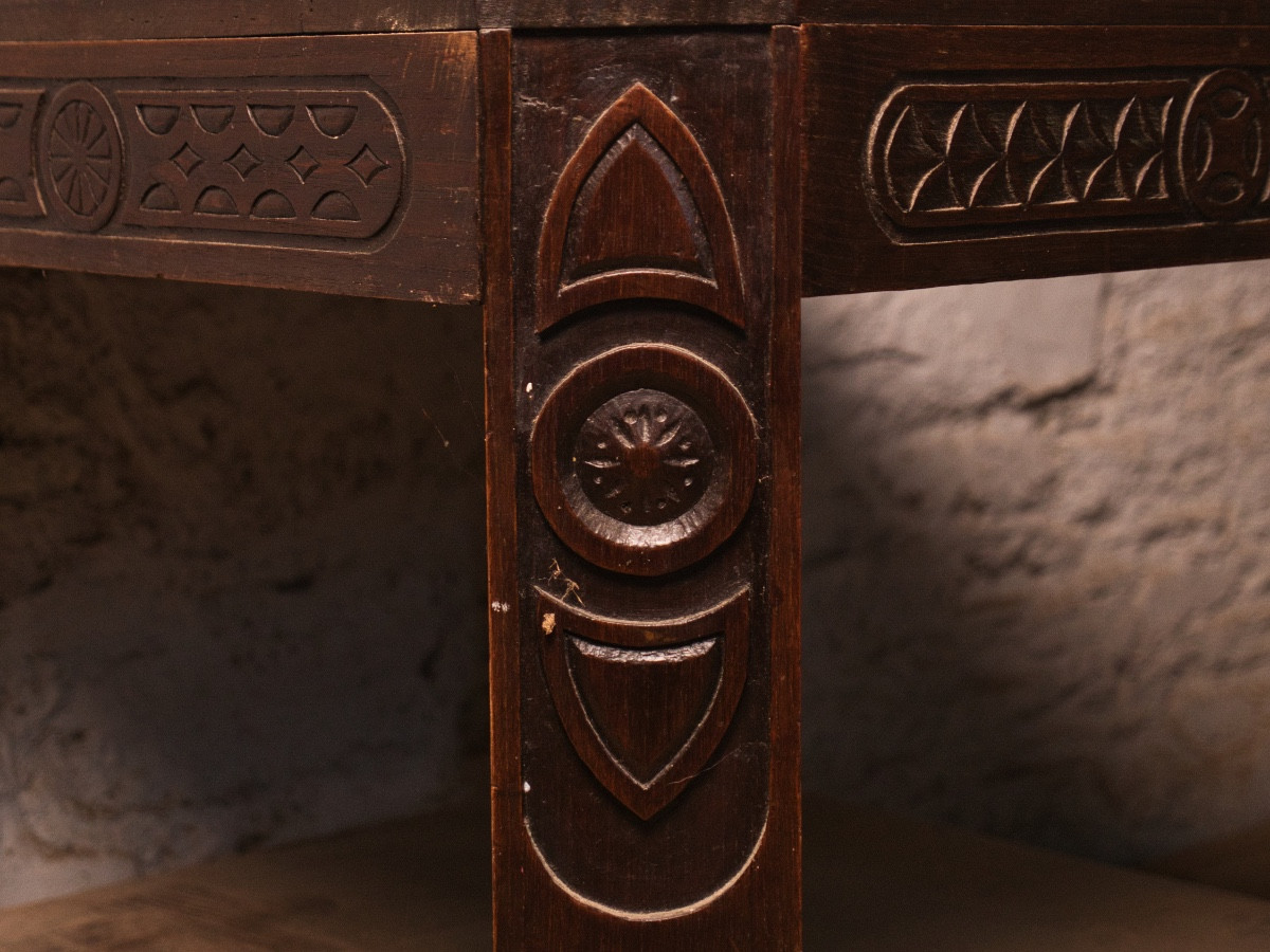 Table d’appoint Chêne dans l’esprit de Savina-photo-2