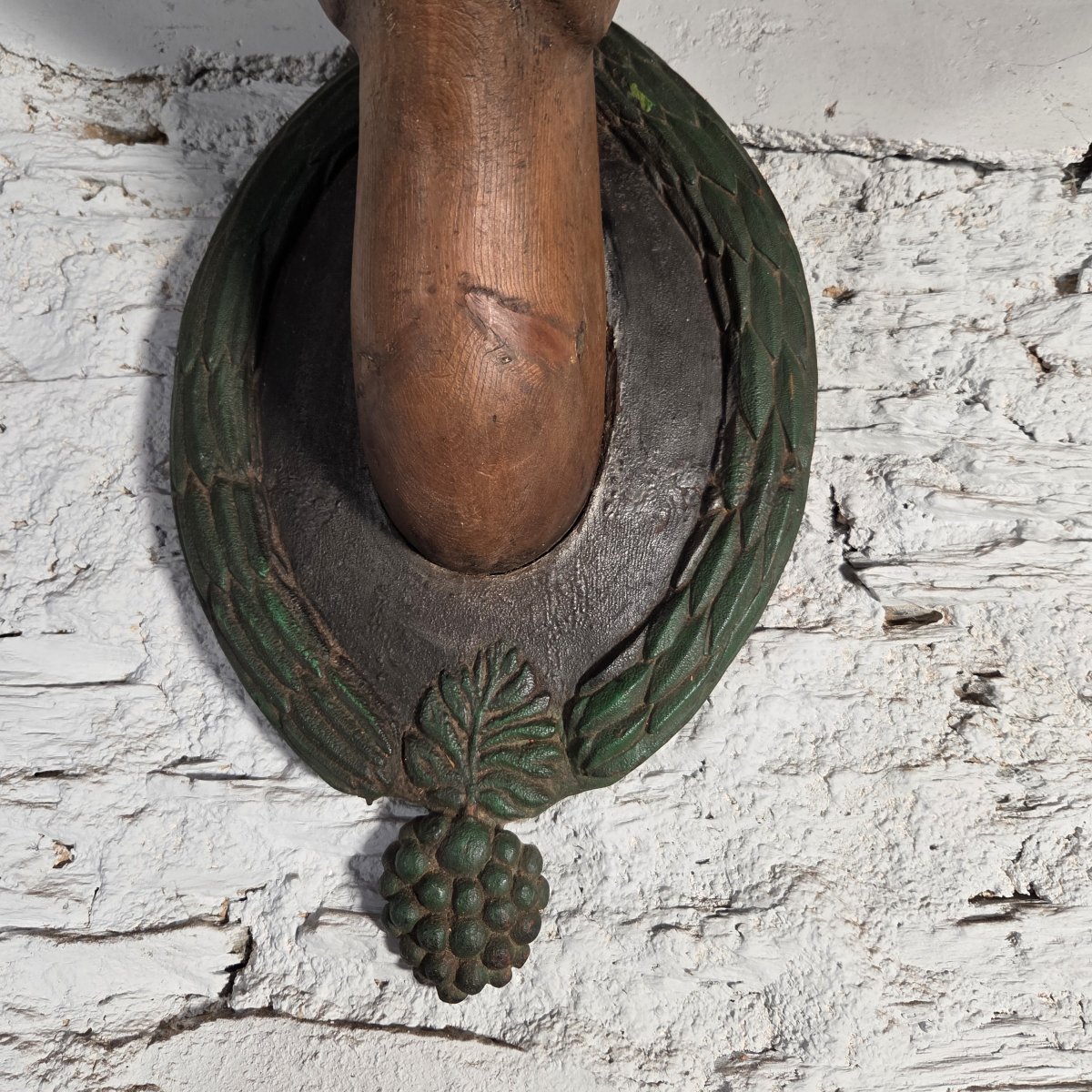 trophée de chamois en bois sculté-photo-4