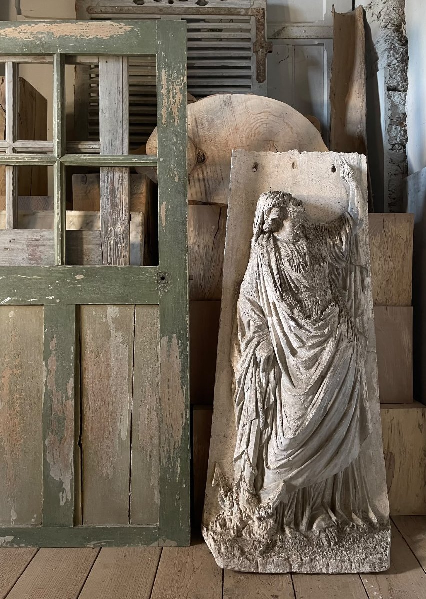 Sculture d'atelier en platre