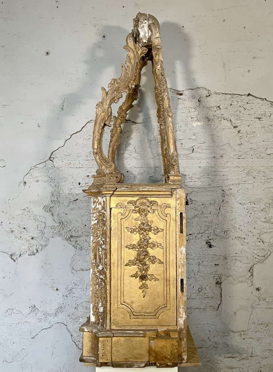 17th-century Gilded Wooden Tabernacle-photo-3