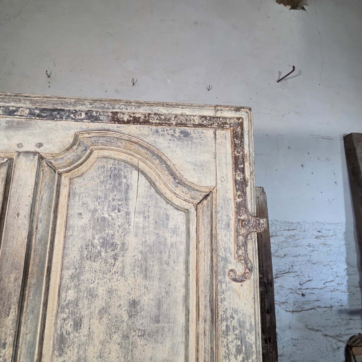 Louis XV-style Door In Painted Oak-photo-4