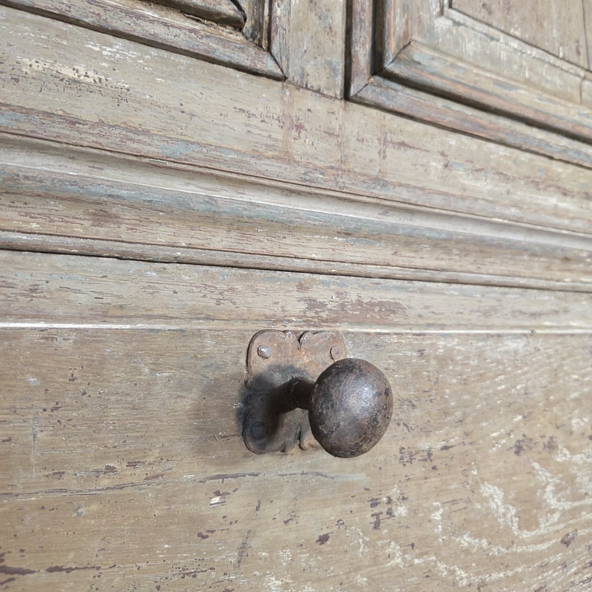 Porte en chêne peinte-photo-2