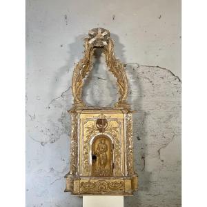 17th-century Gilded Wooden Tabernacle