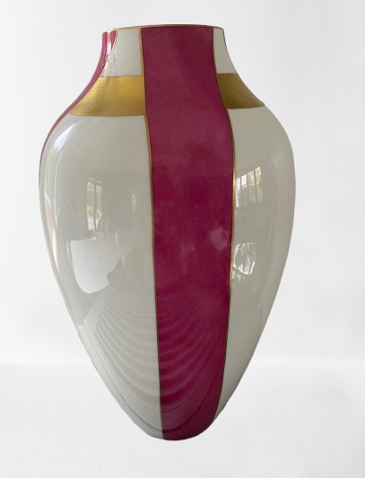 Vase porcelaine Limoges Coquet