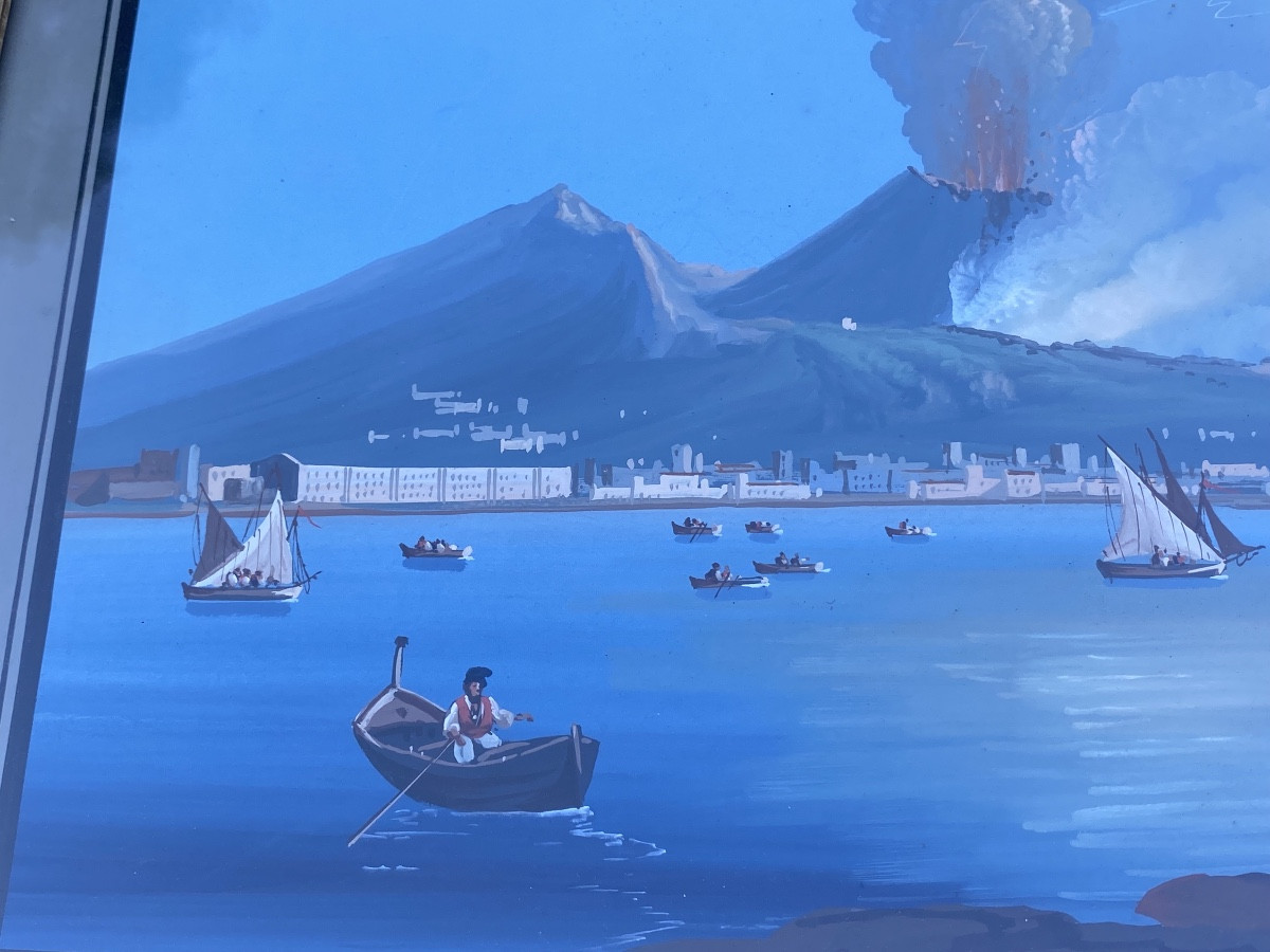Large Neapolitan Gouache 1859-photo-1