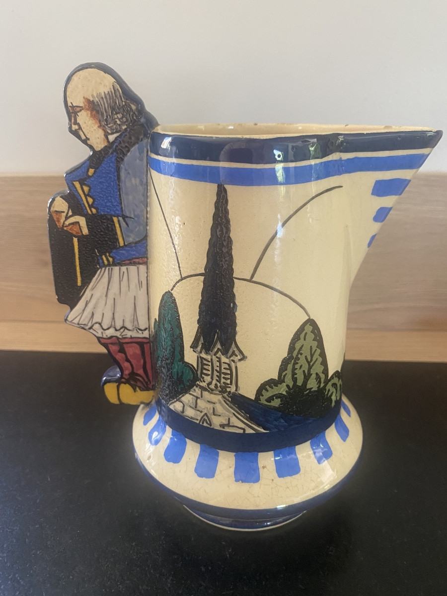 Art Deco Jug Paul Fouillen Quimper-photo-3